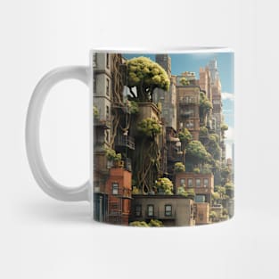 Concrete Jungle Illustration Mug